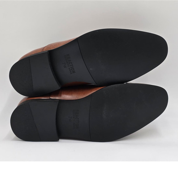 Kenneth Cole Reaction Kylar Oxfords Brown Lace Up Cap Toe Shoe Men's 7W - Picture 5 of 10